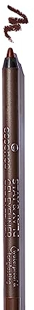 essence STAY & PLAY GEL EYELINER, Nr. 02, Braun, langanhaltend, hochpigmentiert, vegan, wasserfest, ohne Mikroplastikpartikel, Nanopartikel frei, 1er Pack (1.3g)