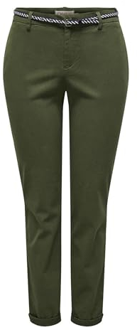 ONLY Female Chino Hose Slim Fit Mittlere Taille Chino Hose
