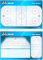 ETISPORT Eishockey-Trainer-Taktiktafel. Doppelseitig, geeignet für trocken abwischbare Marker. Personalisiert mit Farbe, Wappen oder Logo, Name und Verein. (Standard) (Standard)