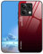 UPLAI Funda para Xiaomi Poco X6 5G, Ultra Delgado Degradado de Color Vidrio Templado Antigolpes Carcasa, Silicona TPU Suave Elegante Estuche Caso.Negro Rojo