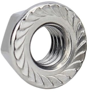 Sechskant-Flanschmutter aus Edelstahl 304, M3, M4, M5, M6, M8, M10, M12, M20, Flansch-Sicherungsmuttern, rutschfeste, selbstsichernde Mutter mit Zahn (Size : M20(1pcs))