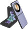 EASSGU Coque de Téléphone pour Nubia Flip 5G (6.9 inches), Etui en Cuir de Style Business - Violet Clair