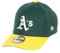 New Era Oakland Athletics MLB Two Tone Green Gold 39Thirty Stretch Cap - S-M