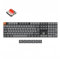 Keychron K5 Max Ultra-Slim Kabellos Mechanische Tastatur,109 Tasten DE-ISO Layout QMK/VIA Programmierbar Bluetooth 5.1/2.4GHz/Wired RGB Backlit Hot-swap Low Profile Roter Switch