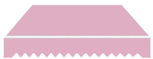 Tenda da sole impermeabile in tessuto rosa per esterni, per riparo da giardino, negozi e ristoranti (3,5 x 1,5 m)