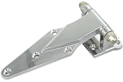 LOVIVER Freezer Door Hinge,Hardware Refrigerator Parts,Flat Hinge Door Lock Hinge,Repair Part for Freezer,Roaster,Industrial Box,Oven, height 32mm