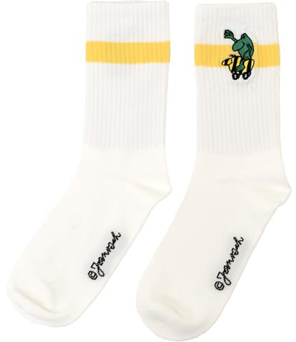 Bavarian Caps Unisex Tigerententaxi Socken, weiß, 36|37|38|39|40