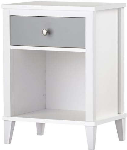 Dorel Home LS Monarch Hill Poppy Nightstand wGrey DRW