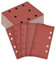 BIGP Schleifpapier-Set 100 Stück (80 x 133 mm) mit Klettverschluss | 5 Körnungen 40-240 | Für Multischleifer & Schwingschleifer | Holz, Metall, Farbe | 8-Loch Staubabsaugung