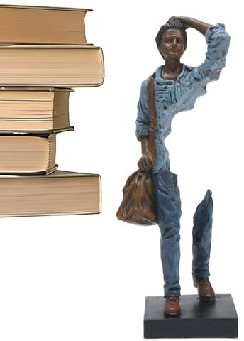 Michaels Jacksons-Skulptur, Design-Deko-Figur, Sportler, moderne Sammlerstück- , dekorative Skulptur für Bücherregal, Schlafzimmer, Tischdekoration und vielseitig einsetzbar