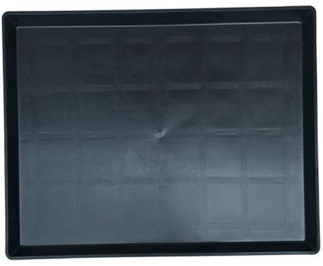 Dog Crate Tray Black Replacement Pan Plastic Base Tray for Dog Cage Crate Black Cleaning for Pet Cages Crates Kennels Dogs 23.03 X 16.26 X 1.18 Inch.