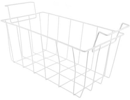LAPYAPPE Cesta para Congelador de Metal 10 Piezas Organizador de Refrigerador Cesta Profunda para Almacenamiento Diseño Moderno para Congeladores Instalación