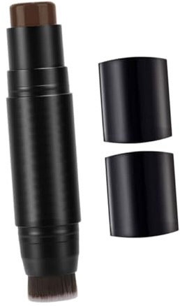 BESTYASH Bart Shaping Filler Stift Tiefbraun Tragbarer Bart Concealer mit Bürste Langlebiger Bartformer für Männer Einfach Anzuwenden Sicherer Bartauffüller für Professionelles Styling und