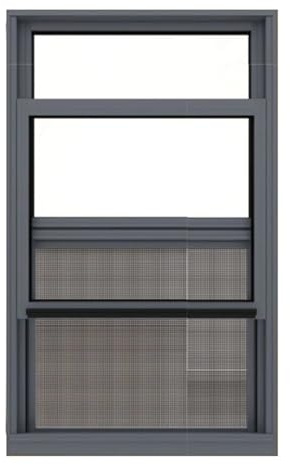 Fenêtres coulissantes avec verre trempé et écran pour abris de jardin, granges et garages