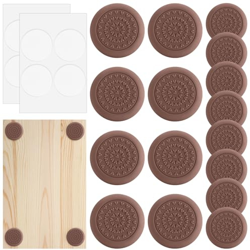Amaxiu 16 Pcs Cutting Board Feet Non Slip, Rubber Feet for Cutting Board