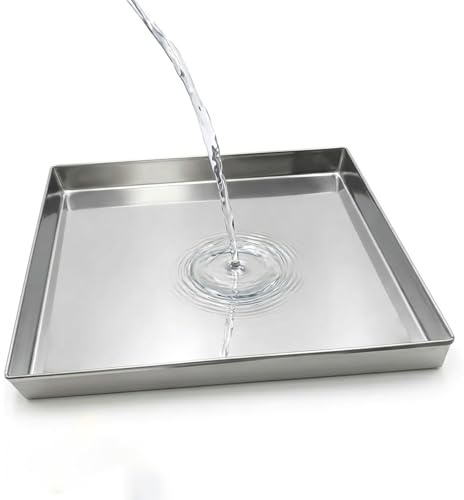 Bac de récupération en inox for climatiseur plateau étanche