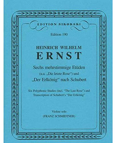 6 Mehrstimmige Etueden. Violine