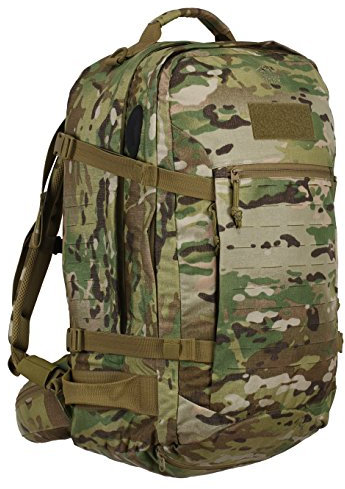 Tasmanian Tiger TT Rucksack Mission Pack MKII Molle-Kompatibler Outdoor Wander-Rucksack mit vielen Fächern 37 Liter Volumen, Multicam