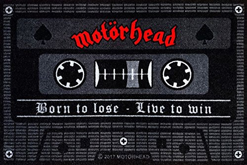 for-collectors-only Motörhead Fussmatte Born to Lose - Live to Win Fußmatte Schmutzmatte Türabstreifer Türmatte Fußabstreifer Teppich Doormat