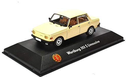 IXO/ALTAYA/ATLAS Wartburg 353 S Limosine DDR Fertigmodell Maßstab 1:43 - Auto - Modellauto - Historisch / Retro (Hobbyist / Modellbau) - Kind - unisex - alle Altersgruppen