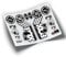 Autocollants fourche Fox 32 2016 blanc WP56