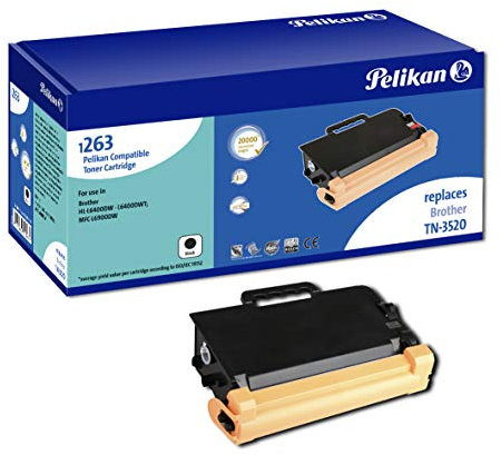 Pelikan Toner ersetzt Brother TN-3520 (passend für Drucker Brother HL L6400)