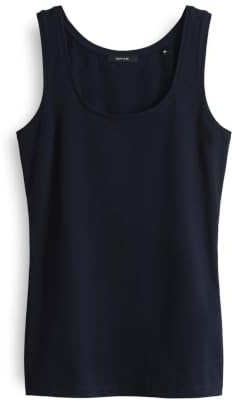 OPUS Damen Top | Tanktop IMILIA Slim aus BCI Cotton Mix Simply Blue, 42