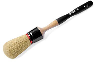 Pinceau Pressada Soft Pinceau Peinture Acrylique, Broche ronde virole noire, Pinceau en poils naturels pour une finition professionnelle