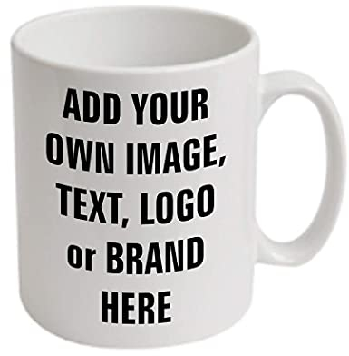 CiderPressMugs Personalised Photo Mug 11oz. Add Your own Photo Logo Advert Brand Image Gift Idea Xmas Bulk Buy samepersonlised