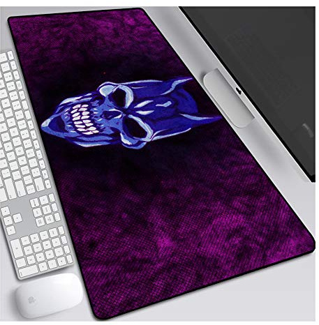 Mouse Pad JoJo's Bizarre Adventure Anime Mauspad Gemütlich Mousepad 700x300mm Mikrofaser Verbessert Geschwindigkeit und Präzision, rutschfest Gummierte Unterseite Waschbar Verschleißfest,Für PC,E