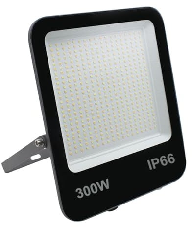 Faro Proiettore a LED 220V 300W IP66 da Esterno con Switch Luce 3000k-4200k-6400k