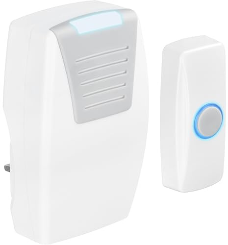 Masterplug Wireless Plug-in DoorBell with a 100 Metre Range