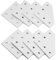Zeberoxyz 8PCS/Kit Silver L Shape Corner Bracket Plate,5-Hole 90 Degree Joint Board Plate for Slot 6mm 2020 Series Aluminum Profile 3D Printer Frame (8PCS Silver-L)