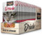 Leonardo Drink Beef [20x40g Multipack Sorte Rind] Katzendrink | getreidefreie Fleischbrühe mit Fleischstreifen | Ergänzungsfuttermittel für Katzen