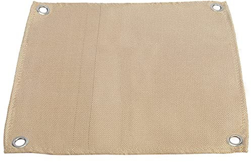 Bodhi2000 Feuerfeste Matte, Isolierung, feuerfeste Decke, Outdoor, Grill, Camping, Feuerstelle, Sicherheitsmatte 50 x 50 cm