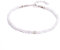 BERGERLIN Mondstein Armband grau - facettiertes, graues Armband - Silber - M-L