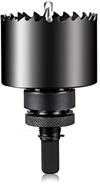 SYDARSYN 79mm Scie Cloche Bi-métal Scie Trépan avec Foret Central pour Percer Le Bois, Les Panneaux PVC et Le Métal
