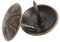 100 PCS Antique Upholstery Tacks, Mgoodoo Decorative Furniture Iron Tacks Thumb Tacks Push Pins, Decorative Nails for Wood Furniture, Bronze Color