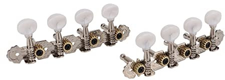 Mandolin Tuning Pegs, 2PCS Mandolin Machine Head Tuning Pegs String Tuning Buttons Instrument Replacement Parts Musical Instrument Accessories