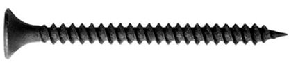 3.5mm x 35mm (Pack of 100) Black Phosphate Phillips Countersunk Drywall Screws Plasterboard Wood Fine Thread for Metal Constructions Bugle Head N17DE