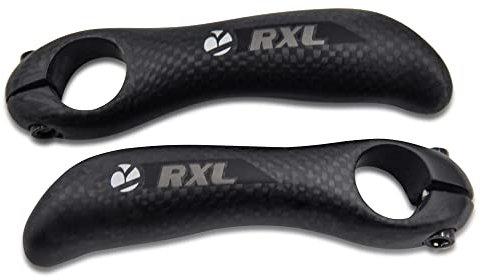Fahrradgriff Lenkergriffe fahrrad griffe fahrrad lenkergriffe fahrradgriffe MTB RXL SL 1 Paar Carbon Mountainbike griffe 22,2 mm 3K matt grau
