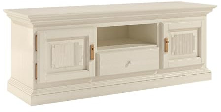 casamia TV Lowboard Fernsehschrank Ausstellungsstück Duett B153xH62cm Pinie massiv