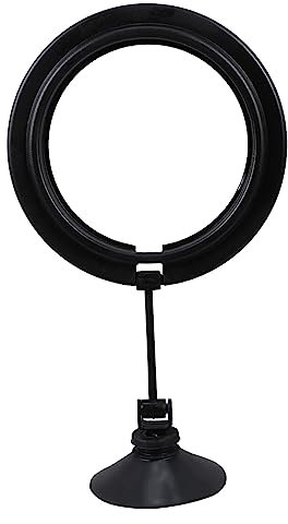minkissy 1Pc fish tank feeding ring Worm Feeding Cup betta feeding ring floating feeding ring Suction Cup Feeding Ring betta fish tank Fish Feeder Accessories aquarium plastic