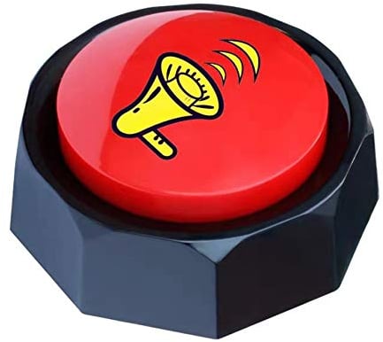 BUYVIKAY Talking Button- Rap Airhorn Sound Button-Hip Hop Air Horn Sound Effect Button - Funny Gag Gifts - Noise Maker
