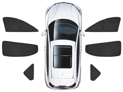 Car Shades For Tesla Model Y/3 For Highland 2024 Car Side Window Sunshade Front Rear Windshield Privacy Curtain Sunshade For Car (Size : 3 6 windows)