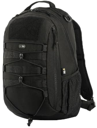 M-Tac® Rucksack Urban Line Force Herren Freizeit Rise Wandern Tactical Wanderrucksack Trekking, Black, 16l