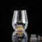 BOSONS 3D Glacier Whiskey Glass Cup Crystal Gold Foil Shot Glasses, Luxury Wine Glass Set with 24K Gold Foil, Tiny Shot Glass Cups Drinking Glassware Collection Gift (Wine Glass)
