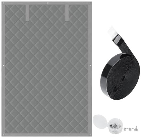 Soundproof Privacy Screen, Heavy Duty Soundproof Sheet, Windproof Waterproof Blanket, Cold Protection Screen, 35.4x82.7 Inches Screen, For Use In Multiple Settings, Including Balconies