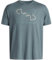 Under Armour Global Foundation Herren-T-Shirt, kurzärmelig, (587) Jasper Blue/Khaki Base/Serpentine, XL