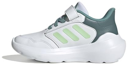 adidas TENSAUR Run 3.0 Shoes Children, Zapatos, FTWR White/Semi Green Spark/preloved Teal, 32 EU